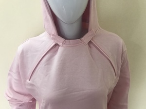 Sweat à capuche unisexe avec fermetures éclair sur la poitrine pour accès au port de chimiothérapie, double fermeture éclair, 100% coton molletonné 350g, hiver, imprimé numérique uni - Product Image 2
