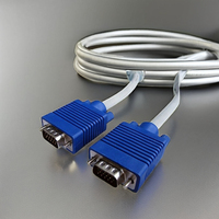 Dajiang en Stock personnalisé 1.5m PVC tresse câble VGA prend en charge 1080p 60Hz mâle à mâle noyaux 3 + 9 extension pour HDTV et ordinateur