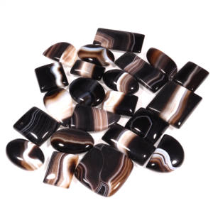 Lote de cabujones de piedras preciosas de ágata de Botswana Natural 100%, ágata de Botswana hecha a mano, piedras preciosas sueltas, ágata de Botswana de alta calidad - Product Image 3