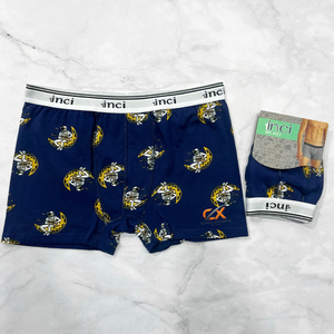 Calzoncillos Bóxer de Algodón Modal para Hombre al por Mayor, Ropa Interior Suave, Transpirable y Elástica, Logotipo Personalizado, Suministro de Fábrica OEM ODM - Product Image 2