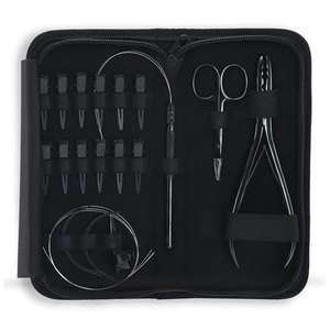Kit de Pinzas para Extensiones de Cabello de Diseño Personalizado, Fabricante Original, Kit de Herramientas Profesionales Reutilizables para Extensiones de Cabello, Duradero para Salón - Product Image 1
