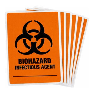 Etiquetas de Peligro Biológico Brady, Papel Sintético de Alta Adhesión con Acabado Mate para Advertencias Médicas y de Laboratorio - Product Image 3
