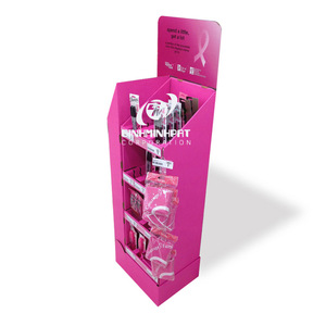 Recycled Cardboard Floor Standing Pen Display Rack with Hooks for <b>Hanging</b> Display Stand in Stationery Store - Product Image 5