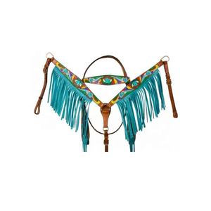 Collar de cabeza occidental con hebilla de metal sólido OEM disponible Collar de cabeza y pecho de caballo occidental a precio razonable - Product Image 5