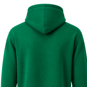 Sudadera con capucha personalizada para hombre, color verde esmeralda, manga larga, corte regular, forro polar, con capucha con cordón y bolsillo canguro, estilo urbano - Product Image 6