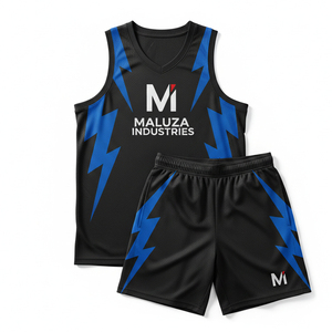Tenue de Basketball Sublimée Tendance 2026 – Ensemble Maillot et Short Personnalisé à Couleurs Dégradées – Tenue d'Équipe Professionnelle - Product Image 1