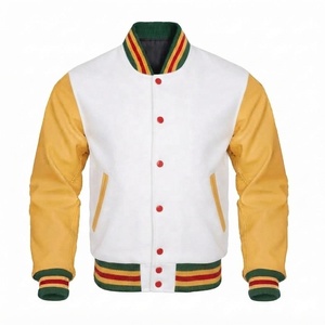 High Quality Custom Logo Embroidery Design NEW Factory Wholesale Men's <b>Varsity</b> Baseball <b>jacket</b> - Product Image 1