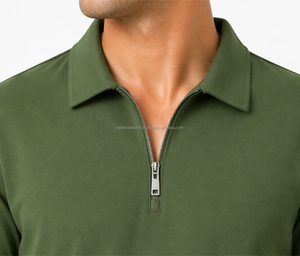 Ensemble polo et short vert uni pour homme, décontracté, été, tissu doux, coupe confortable pour homme - Product Image 4