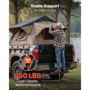 Support de récepteur universel de 2 pouces avec protection de pare-chocs arrière large antidérapante, capacité de charge de 350 lb, kit de stabilisation avec goupille - Product Image 4