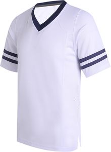 Camisa de Manga Corta, Color Sólido, Cuello Marinero, Ropa Casual de Primavera, Tejido de Poliéster Transpirable - Product Image 3