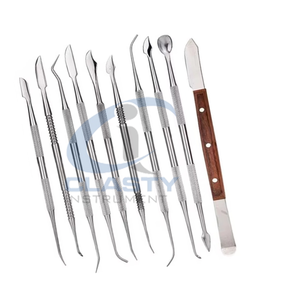 Juego de Instrumentos Quirúrgicos Dentales Profesionales con Empuñadura Moleteada, Herramientas Plateadas para Cirugía Oral, Clase I, Uso Manual - Product Image 3
