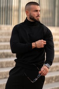 Conjunto Deportivo de Dos Piezas para Hombre, Ecológico, Resistente al Viento, de Poliéster/Algodón, Personalizado OEM, para Correr y Trotar - Product Image 2
