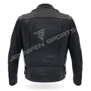 High Quality New Fashion Men's Motorcycle Genuine Cowhide Leather <b>Jacket</b> Breathable Windproof Winter <b>Plus</b> <b>Size</b> - Product Image 4