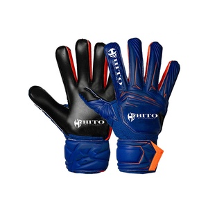 การพิมพ์ลายแบบ BackHand Sublimation และการติดต่อแบบ Palm Contact ด้านหน้า พร้อมสายรัดยางยืด Letax คุณภาพสูง ถุงมือผู้รักษาประตูมืออาชีพ - Product Image 2