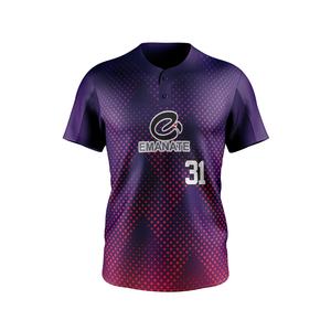 Entrega rápida Impresión personalizada Béisbol Camisas lisas Jersey de béisbol rojo Traje niñas Sublimación Equipo de béisbol Jersey - Product Image 5