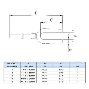 5 unids/set impacto bola conjunta del divisor del tenedores - Product Image 4
