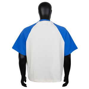 Oversized Color Block <b>Raglan</b> <b>Sleeve</b> <b>T</b> <b>Shirt</b> Men Custom Logo 100% Cotton Crew Neck Streetwear Casual Tee Wholesale - Product Image 3
