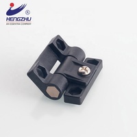 Charnière en plastique à friction Hengzhu HL079 noir charnière dynamométrique en plastique réglable à 108 degrés