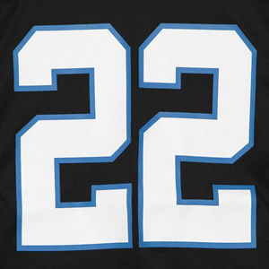 Custom Men's Black Winter Football Jersey V-<b>Neck</b> Mesh Breathable Sublimated Print Team Name Any Name Short Sleeve Four-Way - Product Image 3