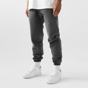 Pantalon de survêtement homme 445 g/m² coupe ample à bas ouvert, style athlétique, directement de l'usine - Product Image 2