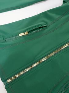 Chaqueta de yoga transpirable y elástica para gimnasio, chaqueta de yoga personalizada para mujer, para correr, entrenar, hacer ejercicio, fitness, atlética, con cremallera. - Product Image 4