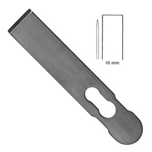 Lame d'ostéotome interchangeable droite, instrument chirurgical orthopédique pour la coupe osseuse, ensemble d'outils de précision réutilisables en acier inoxydable - Product Image 1