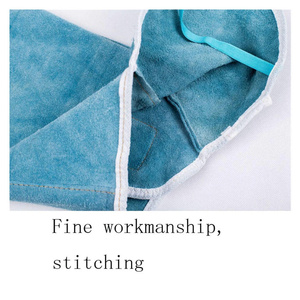 Chaussures de soudeur en cuir de vachette pleine fleur pour la sécurité sur le lieu de travail, protection contre les brûlures, couvre-pieds de protection - Product Image 6