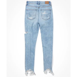 Custom Logo Men's Distressed Skinny <b>Jeans</b> Stretch Denim Pants Wholesale OEM Bulk Factory Direct Supplier High Quality - Product Image 2