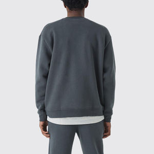 OEM Custom Logo Pullover Soft Lightweight Long Sleeve Casual Everyday Wear Men Cotton <b>Sweatshirt</b> - Product Image 2