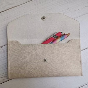 Compact Travel <b>Leather</b> Wallet Portable Long Envelope Money Pouch Clutch Cover Elegant Coin Purse Removable Card Holder for Cash - Product Image 5
