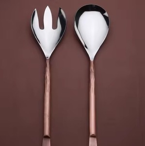 Premium Stainless Steel Salad <b>Server</b> Set Elegant Serving Spoon Fork for Dining and <b>Buffet</b> Service - Product Image 1