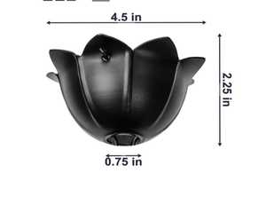 โซ่ระบายน้ำตกแต่งโลหะทำมือแบบหรูหรา Lotus Cup ปรับแต่งได้ สำหรับสวน หลังคา และตกแต่งบ้านภายนอก - Product Image 2