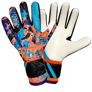 ถุงมือผู้รักษาประตูแบบมืออาชีพ หนา 4 มม. ผลิตจากยางลาเท็กซ์ พร้อมปลายนิ้วเรียบลื่น สำหรับผู้ใหญ่และเด็ก ใช้สำหรับฝึกซ้อมฟุตบอล ขนาดมาตรฐาน - Product Image 4