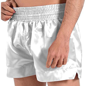 Shorts de MMA et Muay Thai pour adultes – Tenue d'arts martiaux, Boxer, Short de sport en satin élastique, Séchage rapide, Respirant, à fermeture frontale - Product Image 4