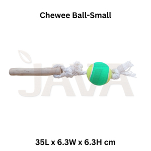 Balle à mâcher écologique pour chien, jouet à mâcher durable en bois de café pour animaux de compagnie S - Product Image 2