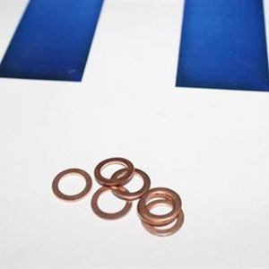 Assortiment de joints toriques en cuivre durables, haute conductivité, joints d'étanchéité métalliques fiables pour moteurs, quincaillerie industrielle - Product Image 1