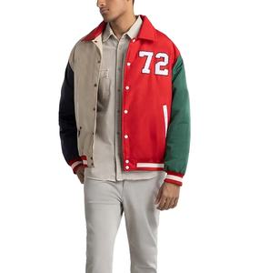 Veste universitaire en laine personnalisée de haute qualité pour hommes, imperméable au vent, pour l'hiver, avec broderie sur le devant - Product Image 1