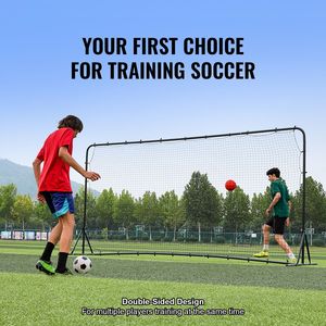 Rete Rimbalzante Portatile in Ferro 12x6FT per Calcio, Attrezzatura per Allenamento Sportivo Giovanile con Borsa Regalo Inclusa - Product Image 3