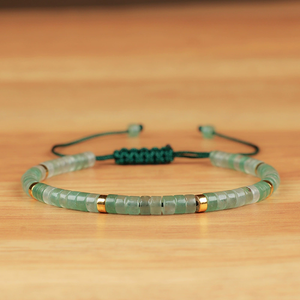 Pulsera romántica ajustable con cuentas de disco de cristal y diamantes de imitación joyería de moda - Product Image 1