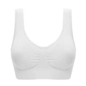 Soutien-gorge de sport pour femme de haute qualité, maintien moyen, maille respirante, yoga, fitness, sans couture, couleur unie - Product Image 4