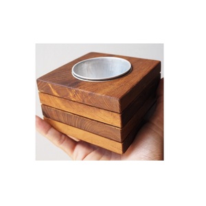 Quemador de Incienso Moderno de Madera al por Mayor, Mubkhar Árabe, Soporte Cuadrado de Madera para Bakhoor y Oud, Quemador de Franquincienso, Decoración del Hogar - Product Image 1