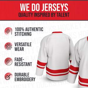 Fábrica de uniformes y camisetas de hockey sobre hielo al por mayor que suministra ropa de equipo OEM para clubes, marcas y minoristas deportivos. - Product Image 2