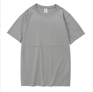 T-shirt décontracté unisexe surdimensionné en fibre de bambou 100 % personnalisé avec impression numérique, manches courtes, haute qualité, été 2022 - Product Image 3