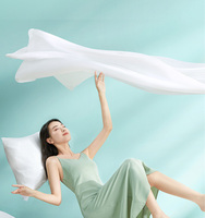 Haute qualité Viscose Fiber hôtel Spa literie jetable emballé individuellement Portable feuille de voyage taie d'oreiller housse de couette ensembles