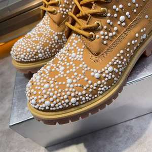 Bottes en cuir mi-mollet pour homme, imperméables, à lacets, mode automne-été - Product Image 6