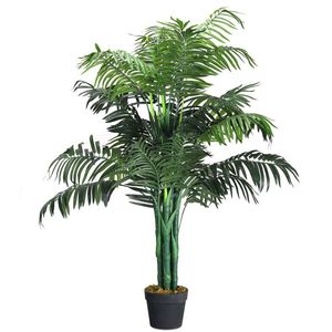 Palmera Areca Artificial de 3.5 Pies, Árbol Decorativo de Seda con Cesta, Elegante Decoración para Interiores y Exteriores del Hogar - Product Image 1
