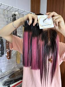 Genius Weft Human Hair Bundles with Lace Closure Lace Frontal Vietnamese Bone Straight Hair Vietnamese Raw Hair Vendors Soft - Product Image 4