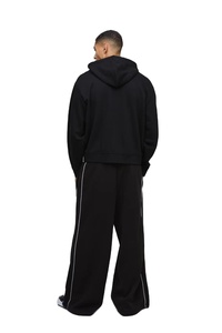 เสื้อแจ็คเก็ตมีฮู้ดผู้ชายแฟชั่นผ้าฝ้ายคุณภาพสูงทรงหลวมสำหรับฤดูใบไม้ร่วงฤดูหนาวสวมใส่สบายๆ กลางแจ้ง - Product Image 2