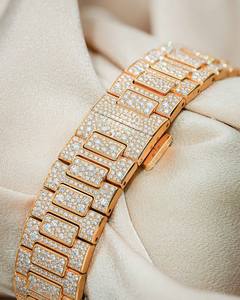 Montre automatique de luxe unisexe en or, entièrement sertie de diamants véritables VVS, style Hip Hop, édition limitée, pour affaires - Product Image 2