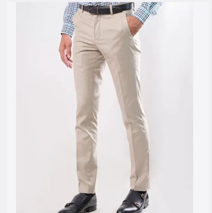 Pantalones de Vestir Casuales de Verano para Hombre, Corte Slim Fit, de Lana Peinada, Rectos, Cómodos, Baratos, Hechos a Medida, Alta Calidad, Venta al por Mayor Active Squad 2026 - Product Image 5